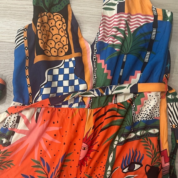 FARM Rio Colorful Landscape Jumpsuit - Picture 3 of 5